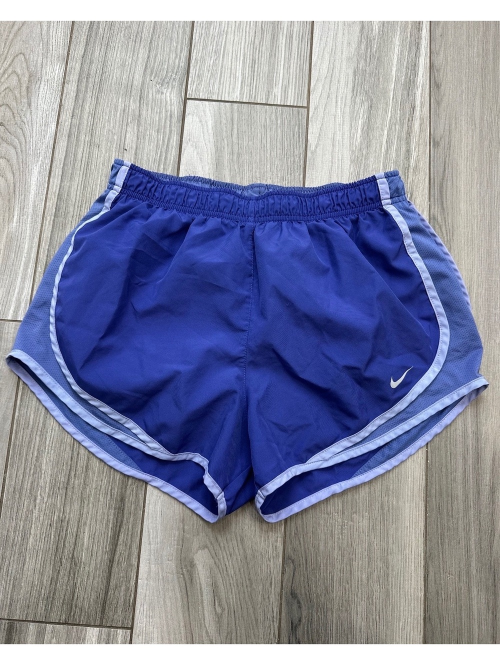 Nike Dri-FIT Women's Athletic Running Shorts Medium Blue